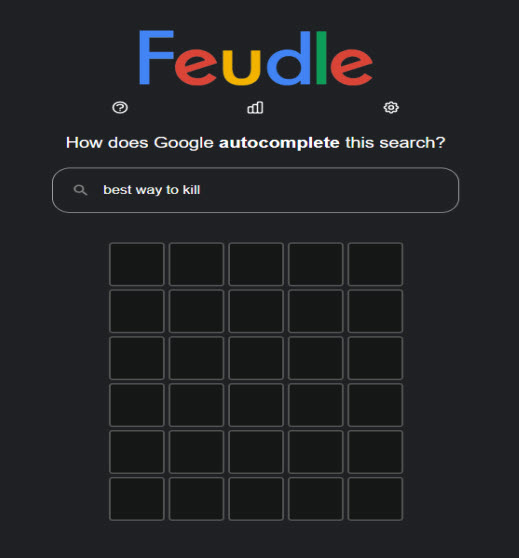 Google Feud' Turns Autocomplete Into Fun Guessing Game